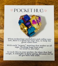 Image 1 of Pocket Hug, Pocket hug encouragement, pocket hug for love, anxiety gift, encouragement gift, keep...