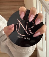 Image 1 of Personalized Acrylic Nailfie Disk for Manicure Photos and Nail Art Selfies