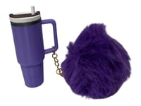 Image 5 of Mini Stanley Tumbler chapstick holder, 3D printed Stanley keychain, cute charm for stanle, presen...