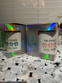 Image 3 of Tripawd Mom, Tripawd Dad, Tripawd mugs, Tripawd gifts for parents, 3 legs puppy, 3 legs dog, hear...