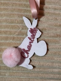 Image 4 of Carrot Easter Basket Tag, Easter Bunny Tag, Custom Name Easter Tag, Personalized Easter Basket Ta...