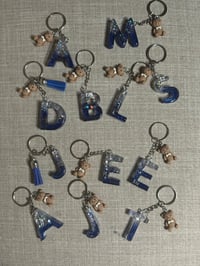 Image 5 of Custom Alphabet Keychains - Perfect Gifts for Your sport Team! Personalized Alphabet Keychains! T...