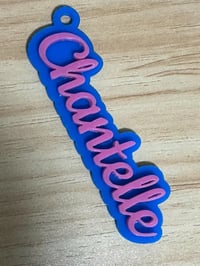 Image 5 of Personalized Acrylic Keychain, Acrylic Name Tag, Backpack Name Tag, Diaper Bag Name Tag, Custom N...