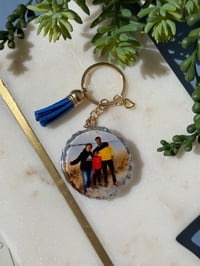 Image 2 of Photo keychain, family keychain, lovers keychain, memorial keychain, custom keychain