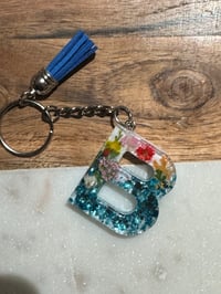 Image 2 of Alphabet Keychain, Custom keychain, glitter keychain, Resin Keychain, keychains, Keychain gift, T...