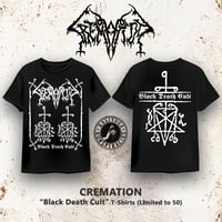 Image 1 of Cremation (CAN) - Black Death Cult T-Shirt [PRE ORDER]