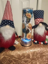 Image 2 of 20 oz Mom Tumbler with Heart - Sunflower-Stainless Steel Insulated Cup-Perfect Gift for Mother's Day