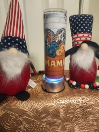 Image 4 of 20 oz Mom Tumbler with Heart - Sunflower-Stainless Steel Insulated Cup-Perfect Gift for Mother's Day