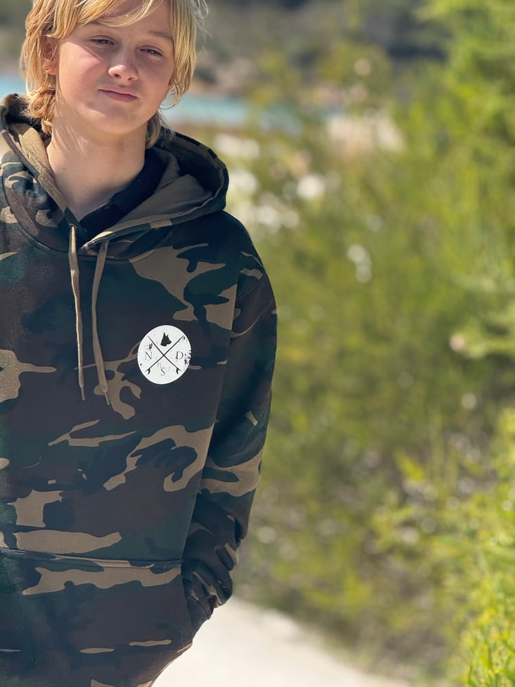 Image of NATIVE DOG SURFWAX PULLOVER HOOD 