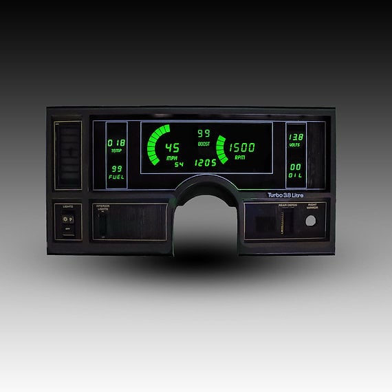 Image of 1984-87 GREEN Buick Regal Digital Dash
