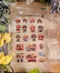 Image 1 of [Genshin Impact] Childe & Zhongli Planner Stickers