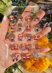 Image 2 of [Genshin Impact] Childe & Zhongli Planner Stickers