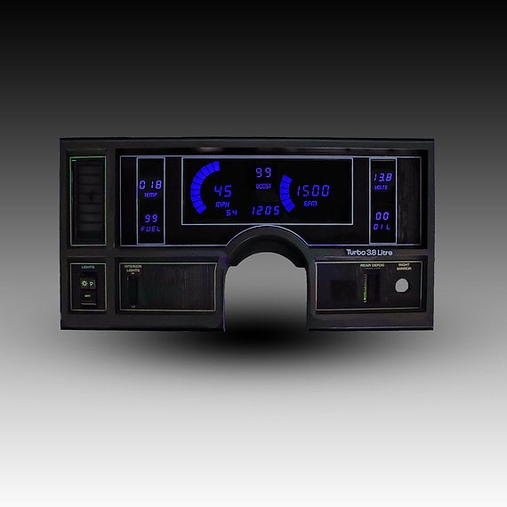 Image of 1984-87 BLUE Buick Regal Digital Dash