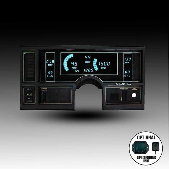Image of 1984-1987 TEAL  Buick Regal Digital Dash