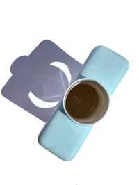 Image 2 of Vase SQUARE - BABY BLUE