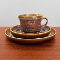 Image 1 of Søholm Granit Brown Tea Cup Trio Set