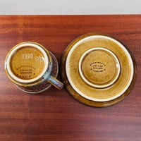 Image 4 of Søholm Granit Brown Tea Cup Trio Set