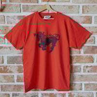 Image 1 of Heartache Unicorn T-Shirt in Red (SIZES)