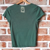 Image 2 of Heartache Unicorn T-Shirt In Green M