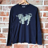 Image 1 of Heartache Unicorn Longsleeve in Navy L