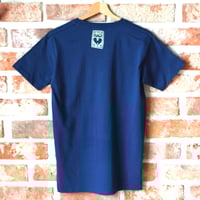 Image 2 of Heartache Unicorn T-Shirt In Denim Blue M