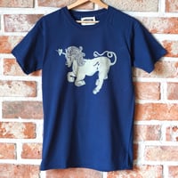 Image 1 of Heartache Unicorn T-Shirt In Denim Blue M