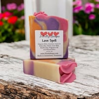 Love Spell type Goat Milk & Tallow Soap Bar, Homemade with Organic Oils