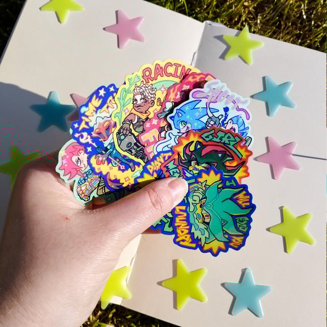 SONICCON arcane and sonic stickers