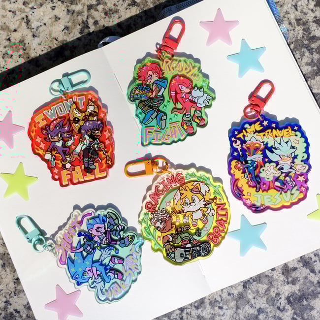 RETIRING Arcane & Sonic crossover charms