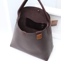 Image 5 of Midi Bucket in deep plum