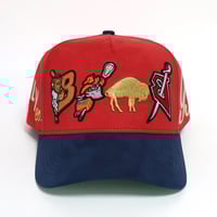 Image 1 of RED & NAVY BLUE 