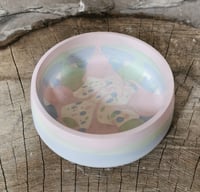 Image 1 of Medium bowl, pastel blue mixed