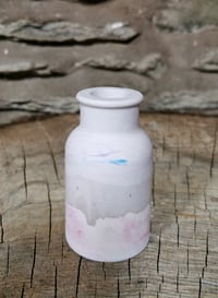 Image 2 of Mountain grey and pastle pink vase