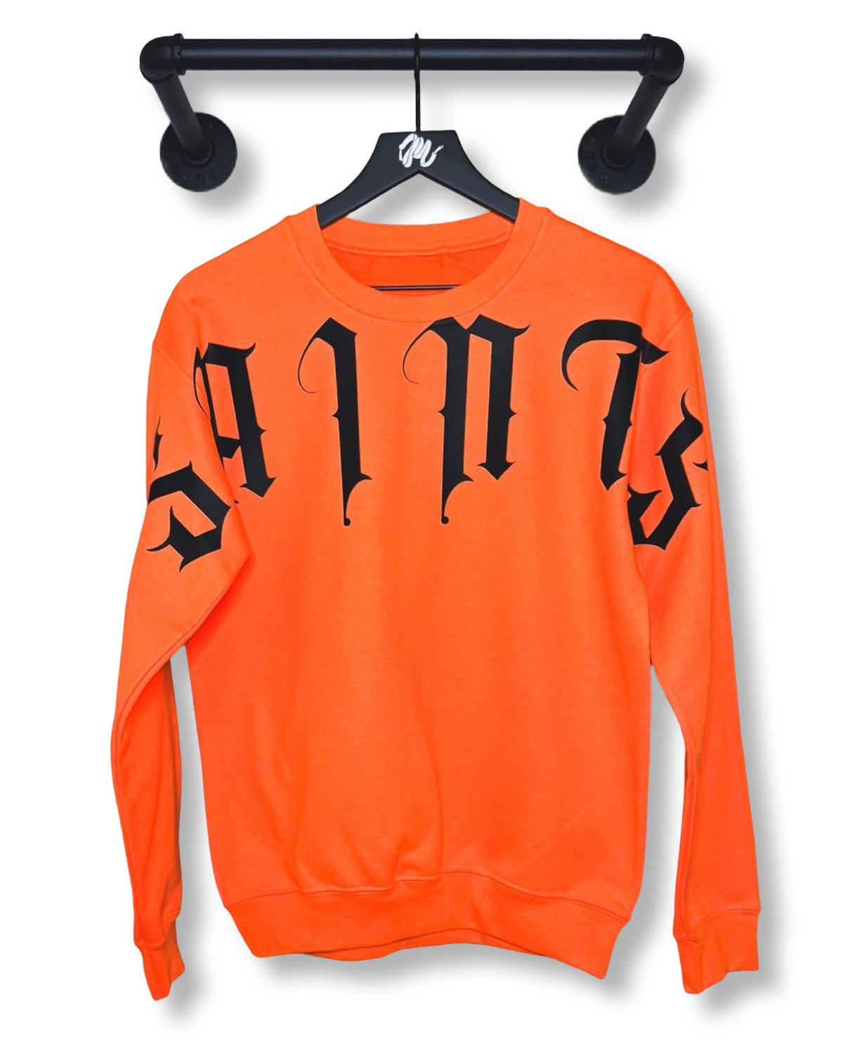 Image of SAINTS Crew-Orange/Black