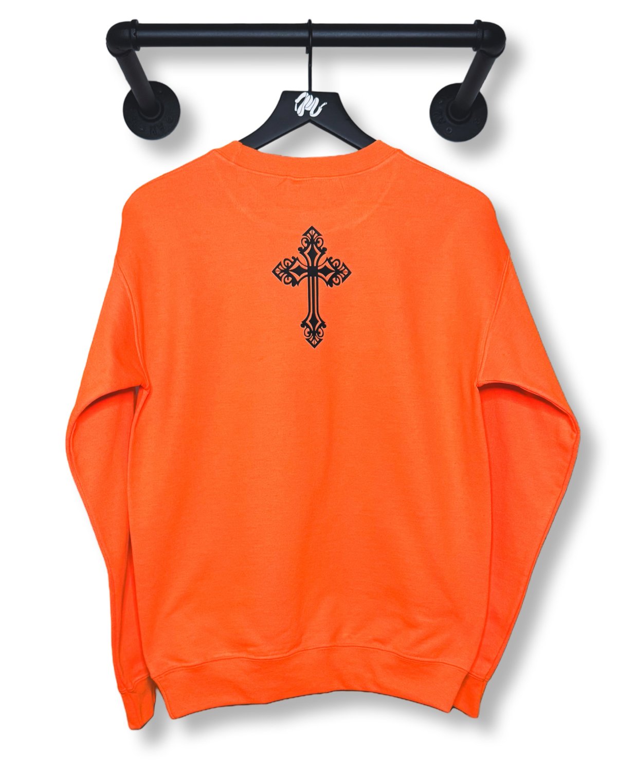 Image of SAINTS Crew-Orange/Black