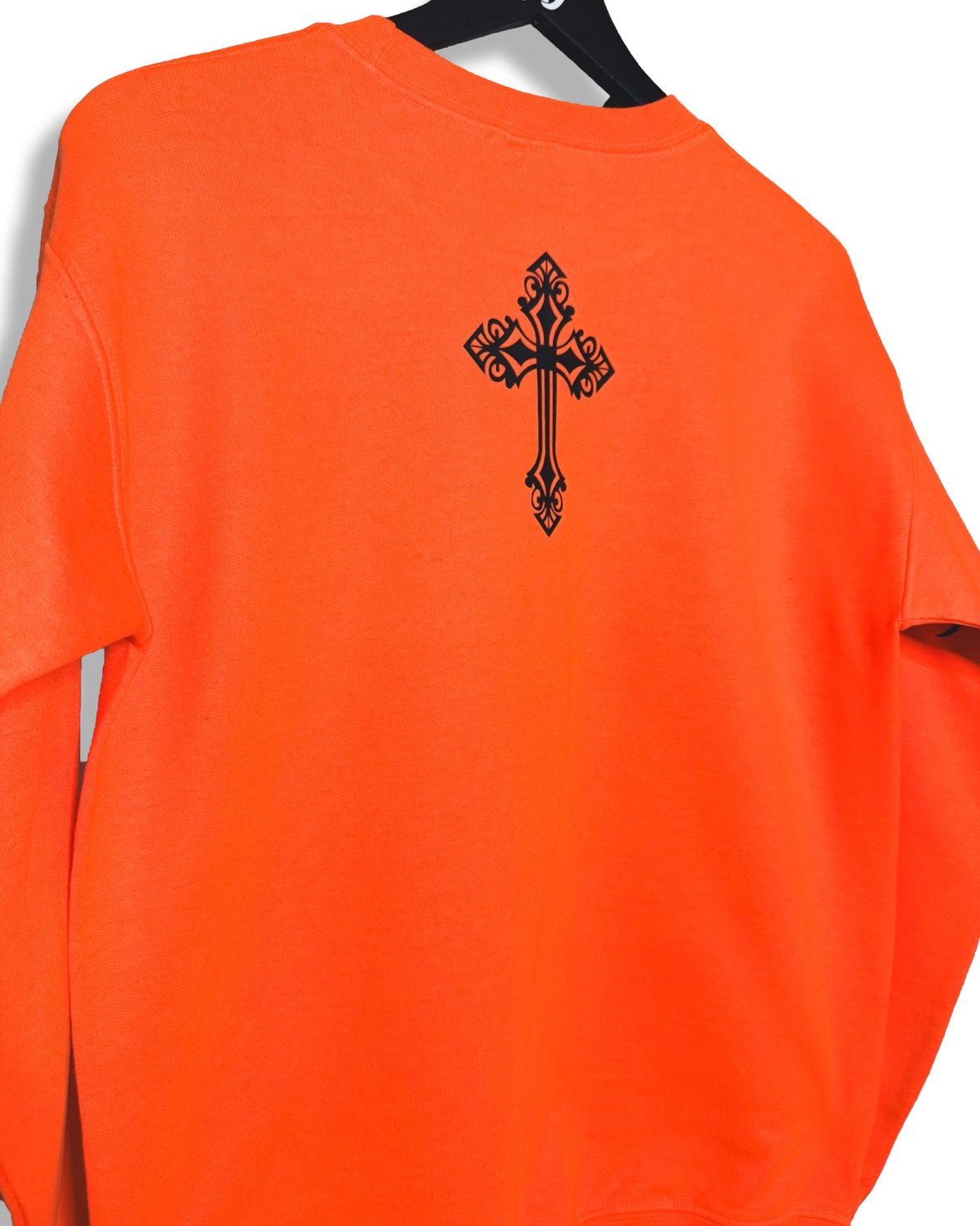 Image of SAINTS Crew-Orange/Black