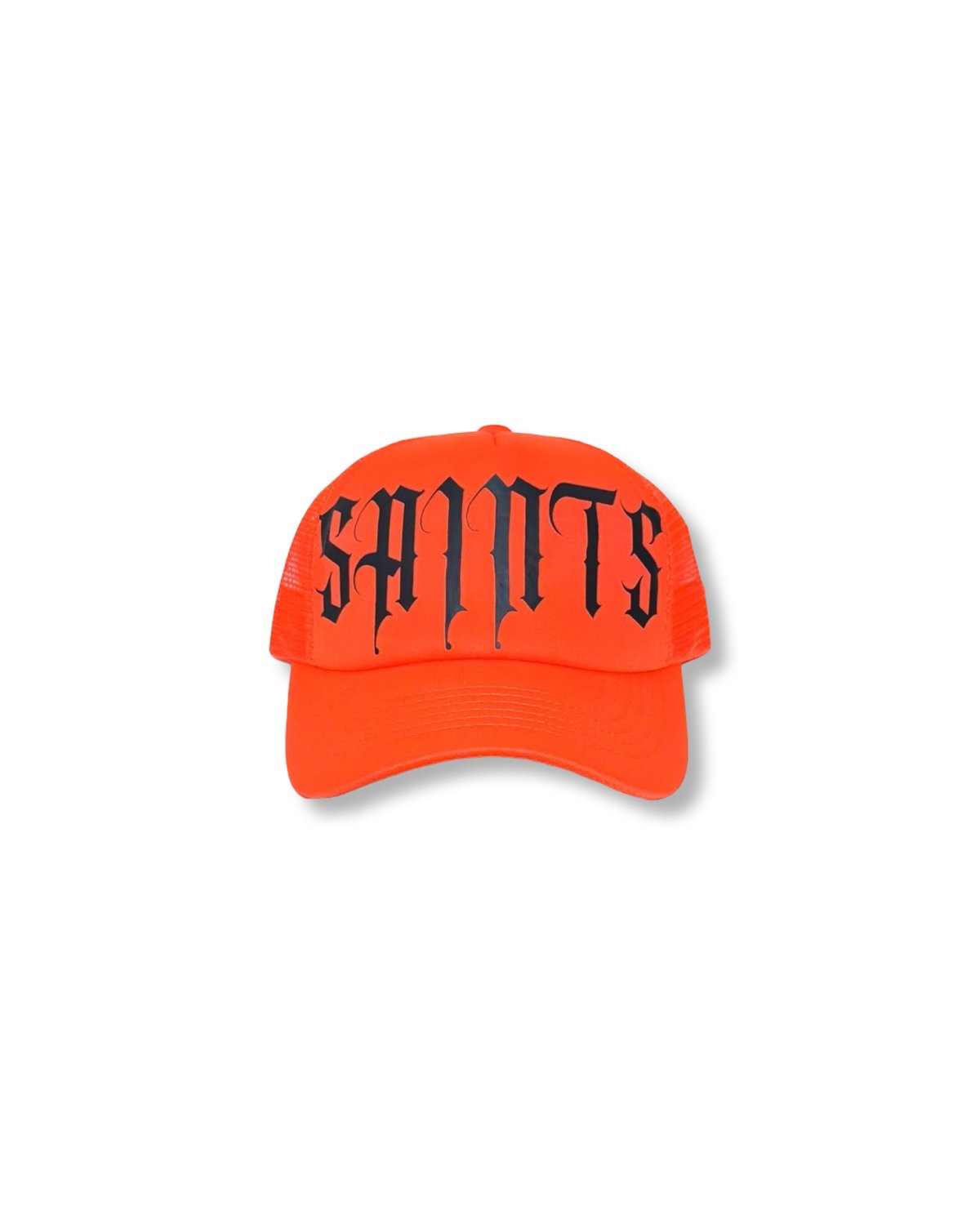 Image of SAINTS Trucker-Orange/Black