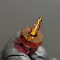 Image 1 of 3dXL Faceted(8 cut) Gold Ruby. 