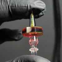 Image 5 of 3dXL Faceted(8 cut) Gold Ruby. 