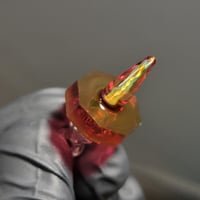 Image 4 of 3dXL Faceted(8 cut) Gold Ruby. 