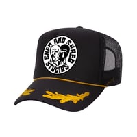 Image 1 of Logo Trucker - Black Gold
