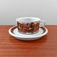 Image 1 of Arabia Finland Rosmarin Tea Cup with Saucer