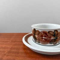 Image 2 of Arabia Finland Rosmarin Tea Cup with Saucer