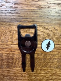 Image 2 of Grateful Dead Golf - 5 in 1 Divot Tool - Deadhead Divot Tool - Golf Gift - Lightning Bolt