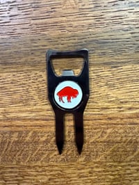 Image 1 of Buffalo Golf 5 in 1 Divot Tool - Buffalo Bills Gift for Golf Dad - Fathers Day