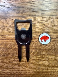 Image 2 of Buffalo Golf 5 in 1 Divot Tool - Buffalo Bills Gift for Golf Dad - Fathers Day
