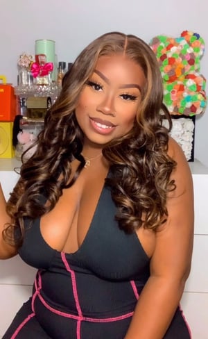 Image of Chocolate 7x5 Body Wave Lace Closure Wig in 24” 