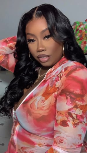 Image of Black 7x5 Body Wave Lace Closure Wig in 24”