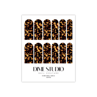 Image 4 of TORTOISE SHELL NAIL DECALS 