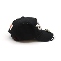 Image 4 of Black Racing 1 - Solid Hat